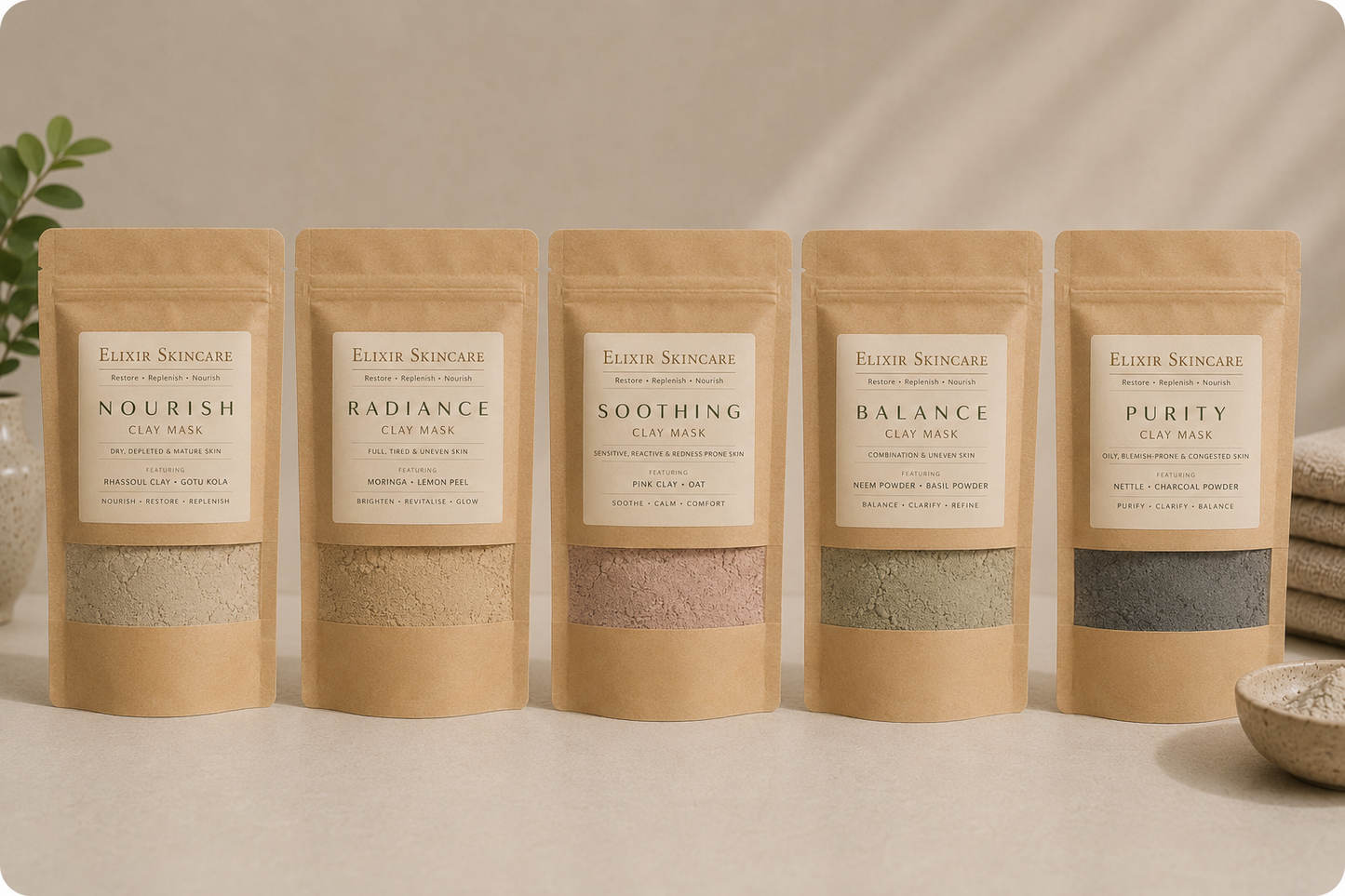 Clay Face Mask - 250g Professional Size
