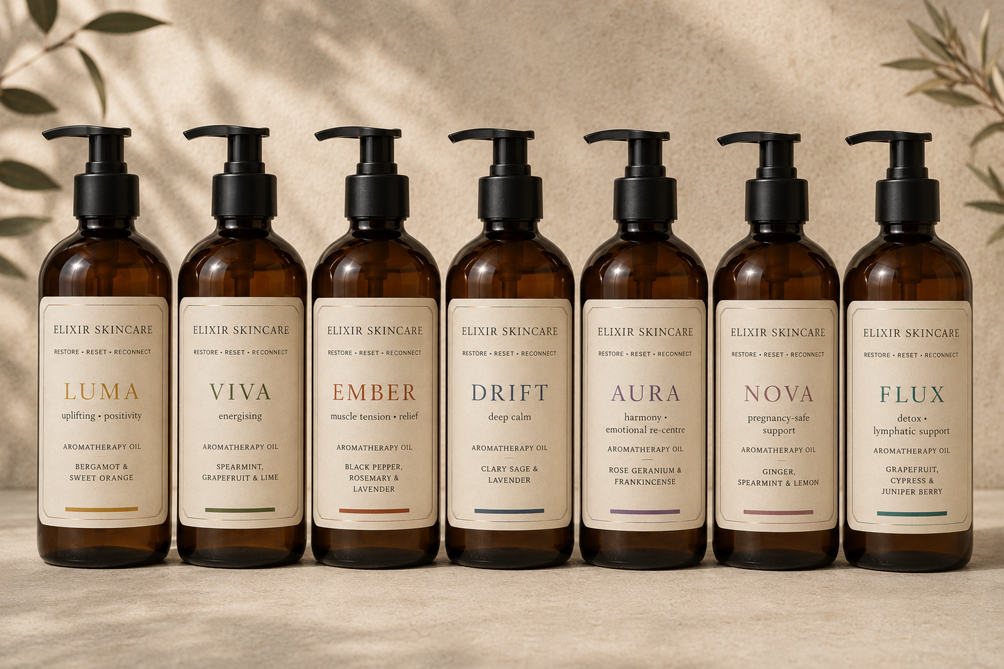 Aromatherapy Massage Oils - 1000ml Professional Size